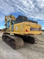 Back corner of used Komatsu